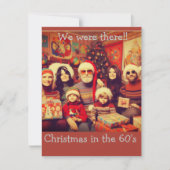 Weihnachten in den 60er Jahren, Explosion aus der Mitteilungskarte (Vorderseite)