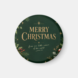 Weihnachten in den 90er Jahren, Retro-Familienfeie Magnet