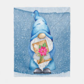 Weihnachten in den Farben des Schnees Fleecedecke (Vorderseite)