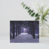 Weihnachten in den Pines Postcard (Stehend Vorderseite)