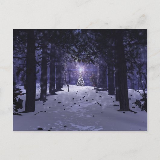 Weihnachten in den Pines Postcard (Vorderseite)