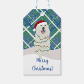 Weihnachten in den Pyrenäen Geschenkanhänger (Vorderseite)