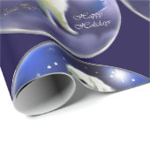 Weihnachten in den Pyrenäen Geschenkpapier (Rolleneckpunkt)