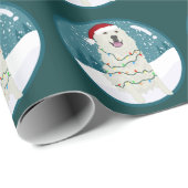 Weihnachten in den Pyrenäen  Geschenkpapier (Rolleneckpunkt)