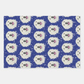 Weihnachten in den Pyrenäen Geschenkpapier Set (Vorderseite 3)