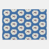 Weihnachten in den Pyrenäen Geschenkpapier Set (Vorderseite)