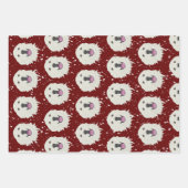 Weihnachten in den Pyrenäen  Geschenkpapier Set (Vorderseite 3)