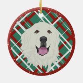 Weihnachten in den Pyrenäen Keramik Ornament (Hinten)