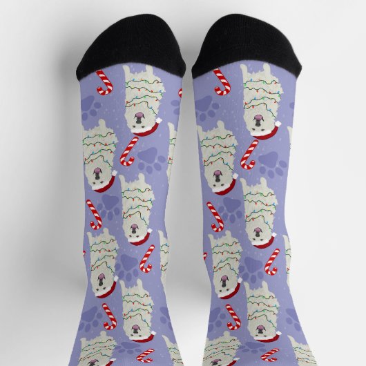 Weihnachten in den Pyrenäen Socken (Oben)