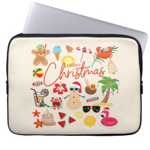 Weihnachten in den Tropen Laptopschutzhülle