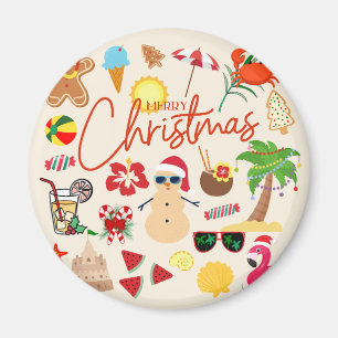 Weihnachten in den Tropen Magnet