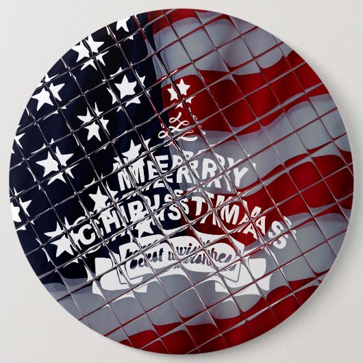 Weihnachten in den USA: Eine Feier der Freiheit Button (Vorderseite)