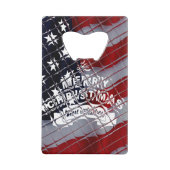 Weihnachten in den USA: Eine Feier der Freiheit Geldbeutel Flaschenöffner (Vorderseite)