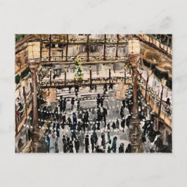 Weihnachten in der Arkade von Willowcatdesigns Postkarte