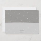 Weihnachten in der City Holiday Foto Card (Rückseite)