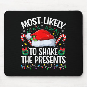 Weihnachten in der Familie wird die Geschenke wahr Mousepad