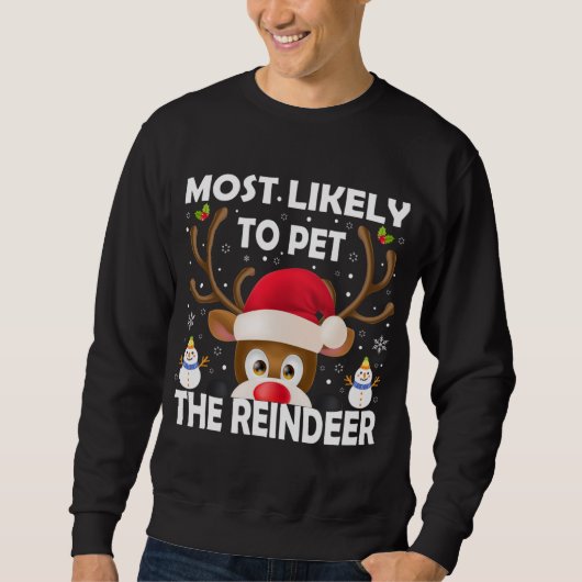 Weihnachten in der Familie wird wahrscheinlich das Sweatshirt (Vorderseite)