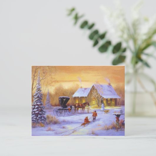 Weihnachten in der Hütte (Stehend Vorderseite)