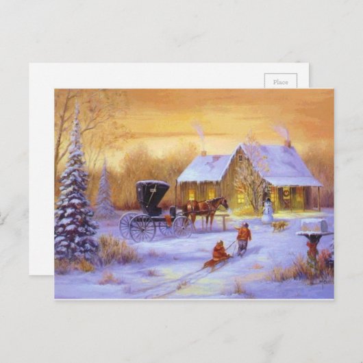 Weihnachten in der Hütte (Vorne/Hinten)