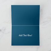 Weihnachten in der Hütte Karte (Innenseite)