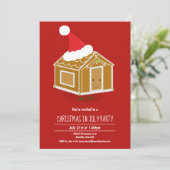 Weihnachten in der Juli-Party Einladung (Stehend Vorderseite)