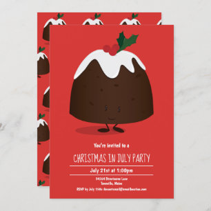 Weihnachten in der Juli-Party Einladung