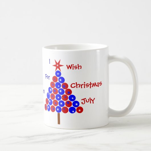 Weihnachten in der Juli-Tasse Kaffeetasse (Rechts)