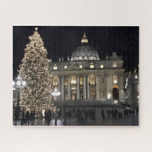 Weihnachten in der Nacht auf dem St. Peters Square Puzzle