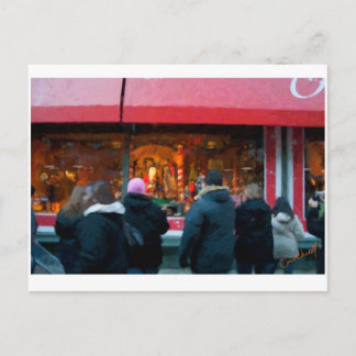 Weihnachten in der NYC Fensteranzeige