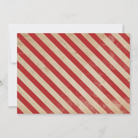 Weihnachten in der Party Einladung im Juli (Rückseite)