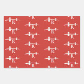 Weihnachten in der Personalisierten Architektur vo Geschenkpapier Set (Vorderseite 3)