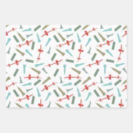 Weihnachten in der Personalisierten Architektur vo Geschenkpapier Set