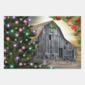 Weihnachten in der Scheune Geschenkpapier Set (Vorderseite 2)