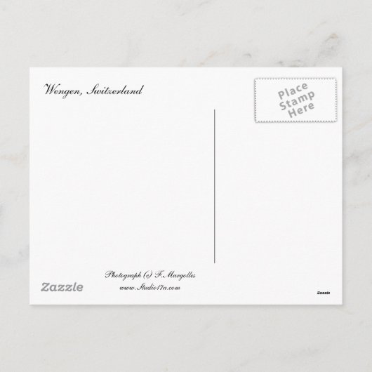 Weihnachten in der Schweiz (Rückseite)