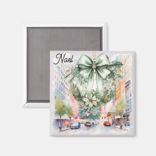 Weihnachten in der Stadt 2 Magnet