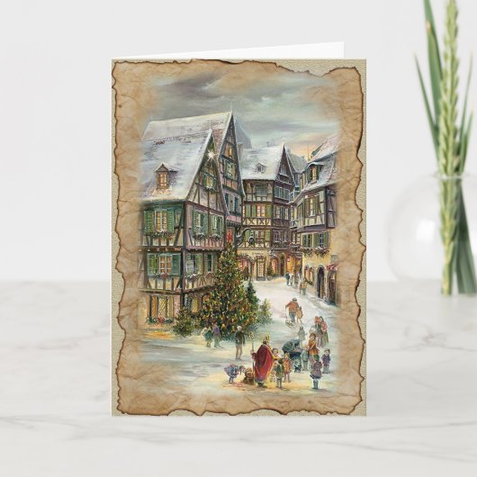 Weihnachten in der Stadt - Grußkarte (Vorderseite)