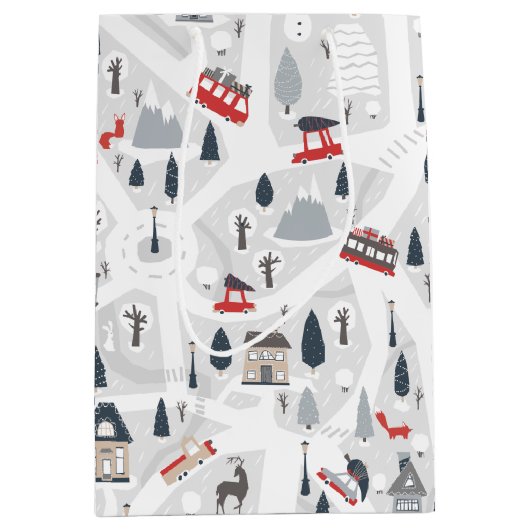 Weihnachten in der Stadt Mittlere Geschenktüte (Vorderseite)