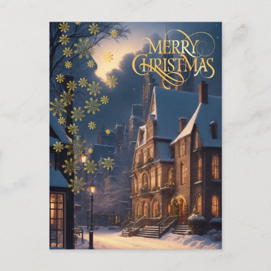 Weihnachten in der Stadt. Postkarte (Vorderseite)