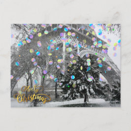 Weihnachten in der Stadt Postkarte