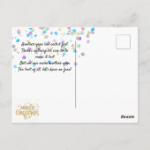 Weihnachten in der Stadt. Postkarte (Rückseite)