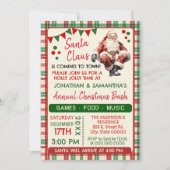 Weihnachten in der Stadt Weihnachten Party Einladung (Vorderseite)