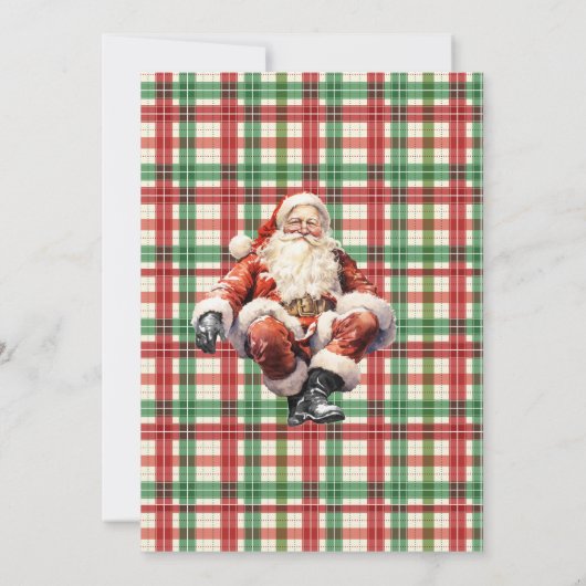 Weihnachten in der Stadt Weihnachten Party Einladung (Rückseite)