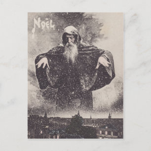 Weihnachten in der Stadt Weihnachten Postkarte