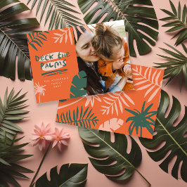 Weihnachten in der tropischen Palme Modernes Foto