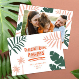 Weihnachten in der tropischen Palme Modernes Foto