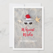 Weihnachten in der Weihnachtsmannmütze im Juli (Vorderseite)