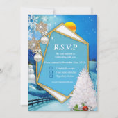 Weihnachten in der Winterkollektion Einladung (Vorderseite)