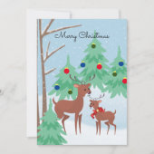 Weihnachten in der Woods Flat Holiday Card (Vorderseite)