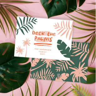 Weihnachten in der wunderschönen tropischen Palme