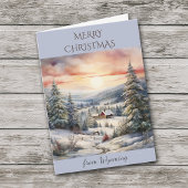 Weihnachten in der Wyoming Mountain Cabin